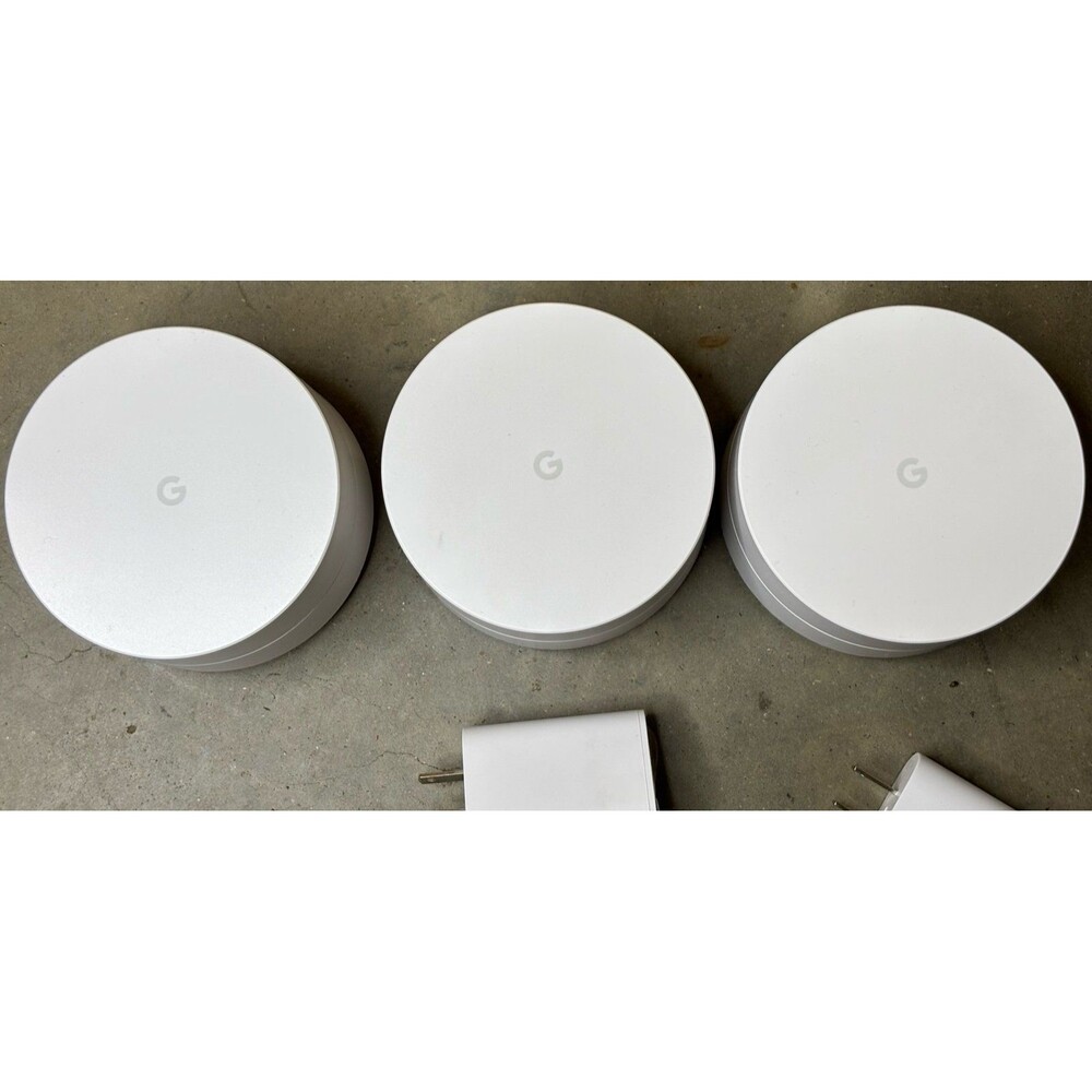 Google WiFi Mesh System AC1304 3 Pack White Dual Band Wireless Router Set - Picture 9 of 9